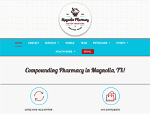 Tablet Screenshot of magnoliapharmacy.com